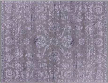 Persian Tabriz Wool & Silk Hand Knotted Rug - Manhattan Rugs