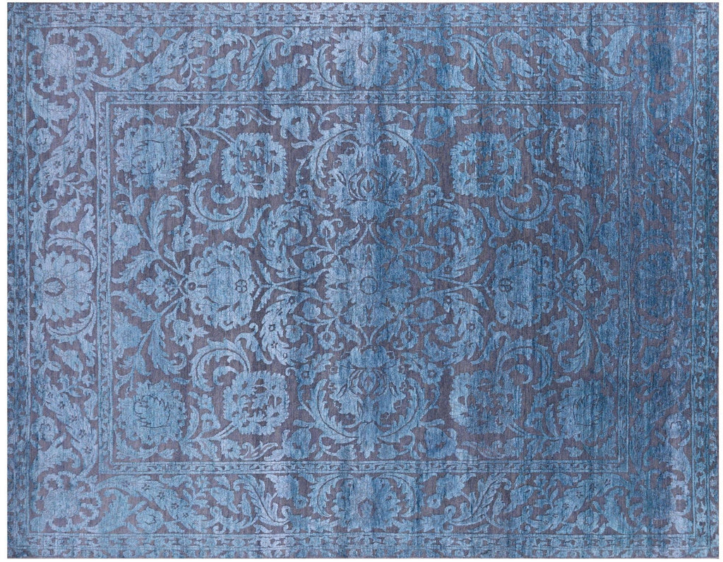 Hand Knotted Persian Tabriz Wool & Silk Rug - Manhattan Rugs