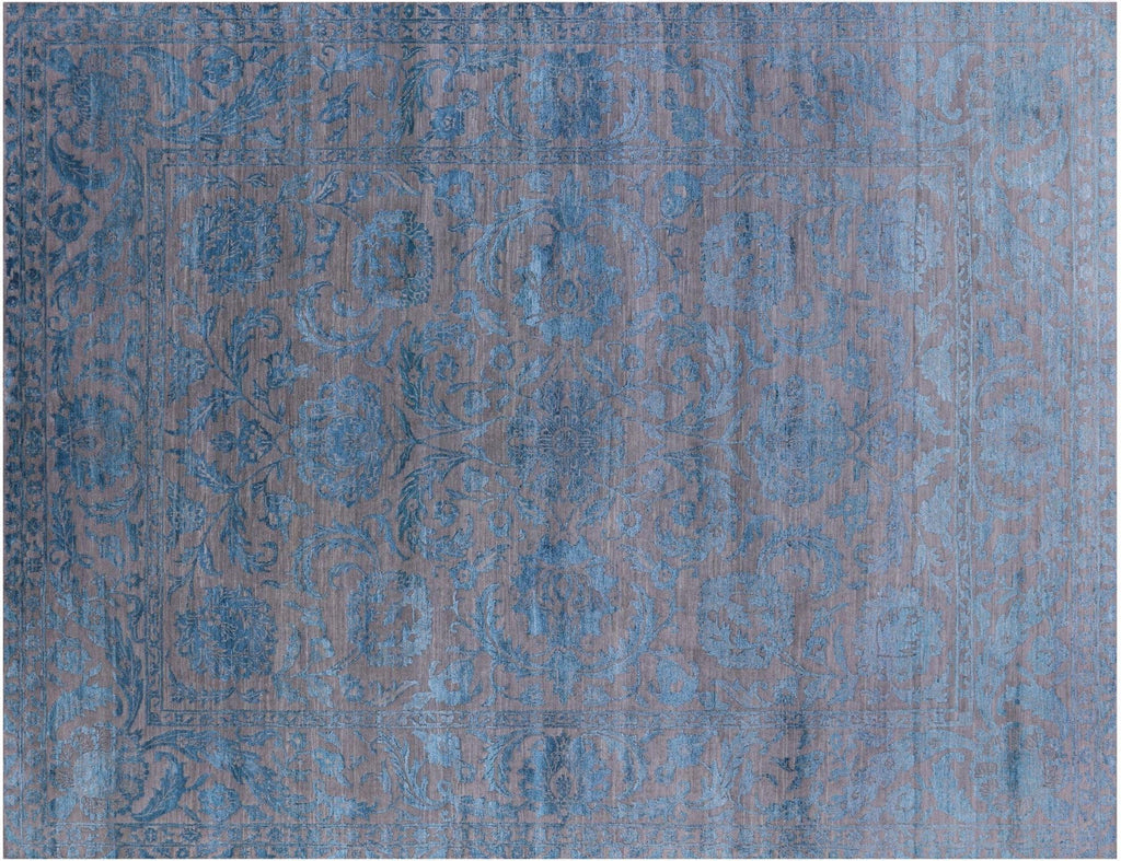 Persian Tabriz Hand-Knotted Wool & Silk Rug - Manhattan Rugs