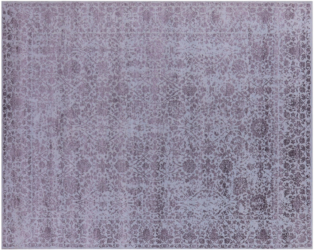 Persian Tabriz Wool & Silk Hand Knotted Rug - Manhattan Rugs