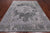 Grey Persian Heriz Serapi Hand Knotted Wool & Silk Rug 7' 11" X 10' 2" - Q21626