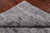 Grey Persian Heriz Serapi Hand Knotted Wool & Silk Rug 7' 11" X 10' 2" - Q21626