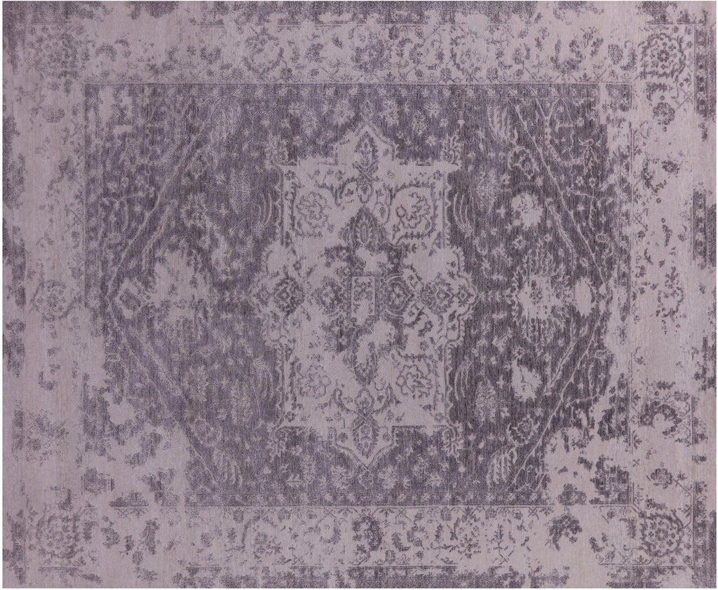 Hand-Knotted Heriz Serapi Wool Rug - Manhattan Rugs