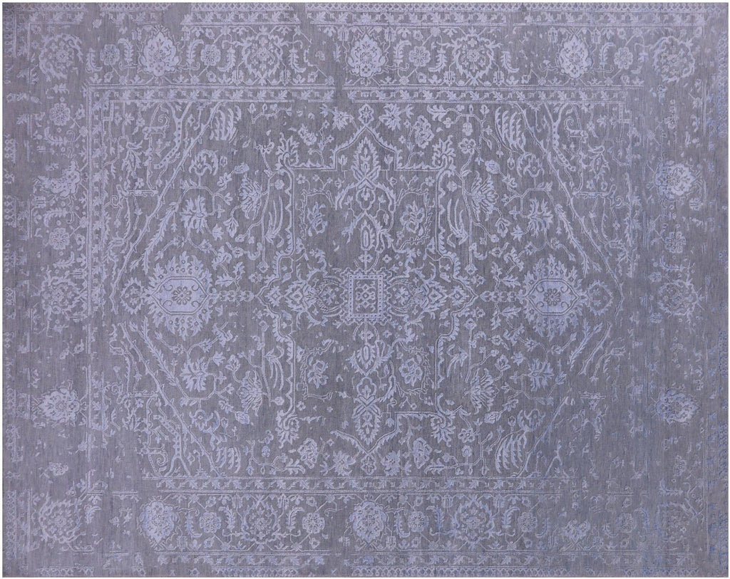 Persian Heriz Serapi Handmade Wool & Silk Rug - Manhattan Rugs
