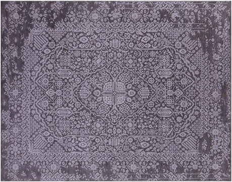 Handmade Modern Wool & Silk Rug - Manhattan Rugs