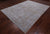 Grey Modern Hand Knotted Wool & Silk Rug 7' 7" X 10' 0" - Q21648
