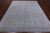 Grey 7' 11" X 9' 9" Wool & Silk Modern Hand Knotted Rug - Q21649