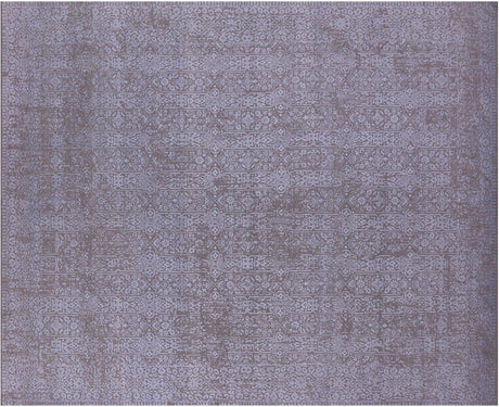 Wool & Silk Modern Hand Knotted Rug - Manhattan Rugs