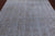 Grey 7' 11" X 9' 9" Wool & Silk Modern Hand Knotted Rug - Q21649