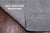 Grey 7' 11" X 9' 9" Wool & Silk Modern Hand Knotted Rug - Q21649