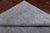 Grey 7' 11" X 9' 9" Wool & Silk Modern Hand Knotted Rug - Q21649