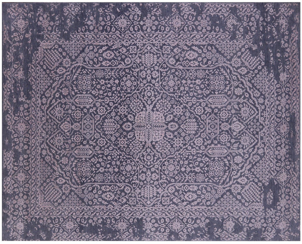 Hand-Knotted Persian Tabriz Wool & Silk Rug - Manhattan Rugs