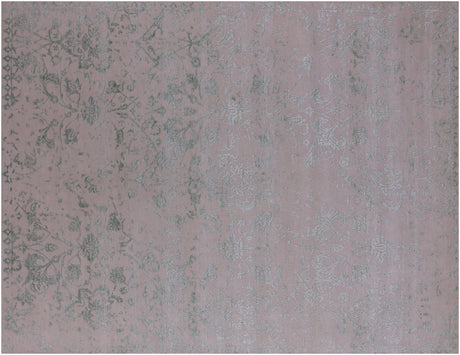 Wool & Silk Persian Tabriz Hand Knotted Rug - Manhattan Rugs