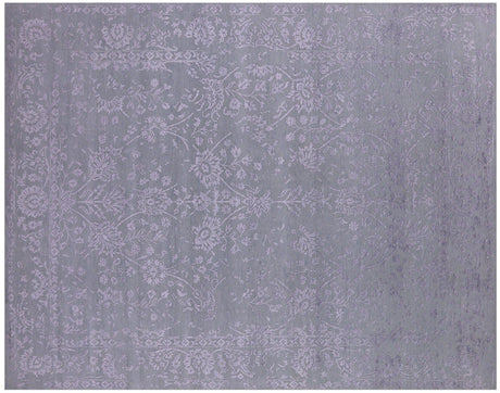 Persian Tabriz Wool & Silk Hand Knotted Rug - Manhattan Rugs