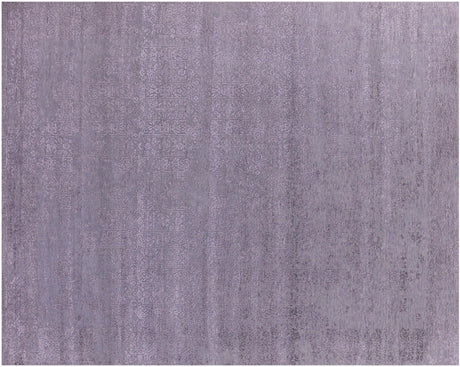 Modern Hand Knotted Wool & Silk Rug - Manhattan Rugs