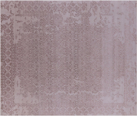 Wool & Silk Modern Handmade Rug - Manhattan Rugs