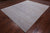 Grey Hand-Knotted Persian Tabriz Wool & Silk Rug 7' 11" X 9' 10" - Q21657