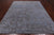 Grey 7' 11" X 9' 10" Persian Tabriz Wool & Silk Handmade Rug - Q21662