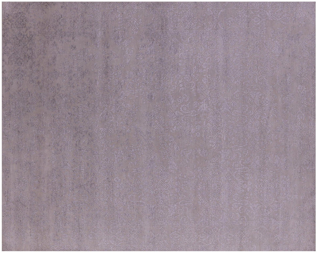 Persian Tabriz Hand Knotted Wool & Silk Rug - Manhattan Rugs