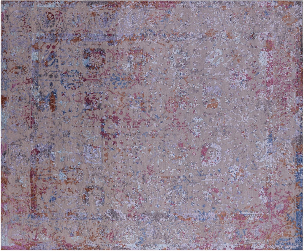 Wool & Silk Persian Tabriz Handmade Rug - Manhattan Rugs