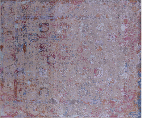 Wool & Silk Persian Tabriz Handmade Rug - Manhattan Rugs