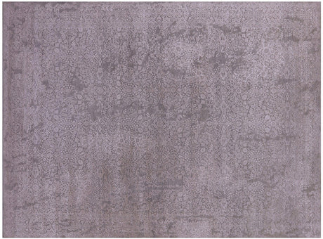 Wool & Silk Modern Hand Knotted Rug - Manhattan Rugs