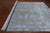 Grey 9' 0" X 12' 0" Wool & Silk Persian Tabriz Handmade Rug  - Q21679