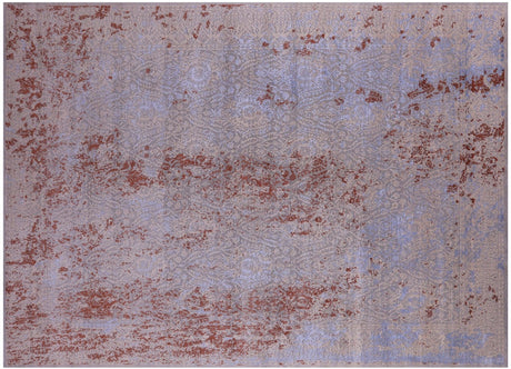 Modern Wool & Silk Hand Knotted Rug - Manhattan Rugs