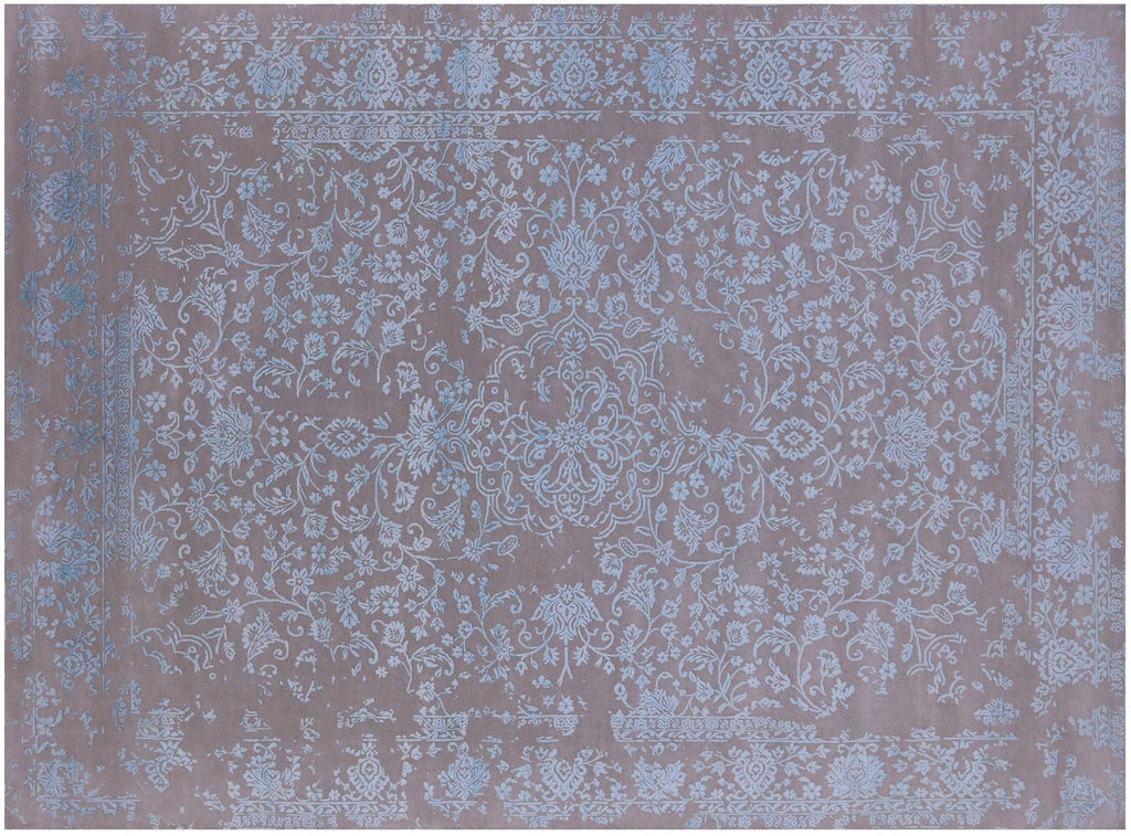 Persian Tabriz Wool & Silk Hand-Knotted Rug - Manhattan Rugs