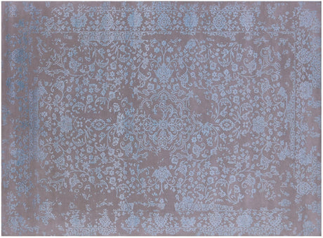 Persian Tabriz Wool & Silk Hand-Knotted Rug - Manhattan Rugs