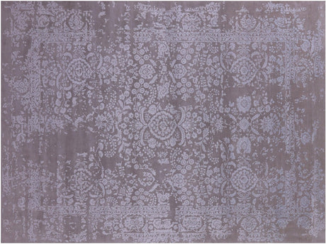 Persian Tabriz Hand Knotted Wool & Silk Rug - Manhattan Rugs