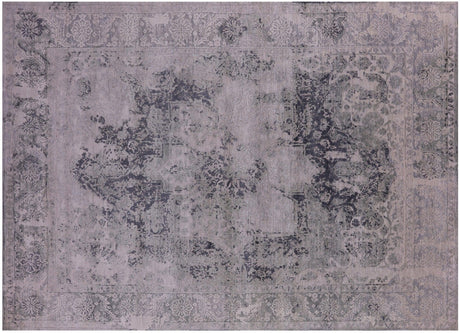 Handmade Persian Heriz Serapi Wool & Silk Rug - Manhattan Rugs