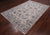 SUPER SALE Ivory 6' 0" X 9' 3" Wool & Silk Persian Tabriz Hand-Knotted Rug - Q21699