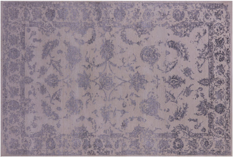 Wool & Silk Persian Tabriz Hand-Knotted Rug - Manhattan Rugs