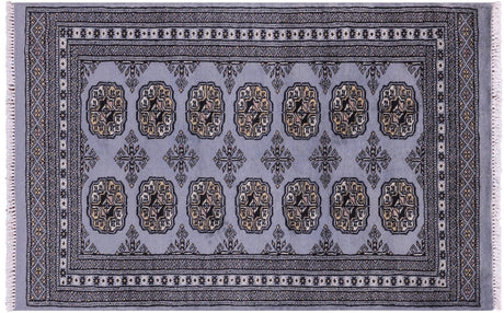 Silky Bokhara Hand-Knotted Wool Rug - Manhattan Rugs