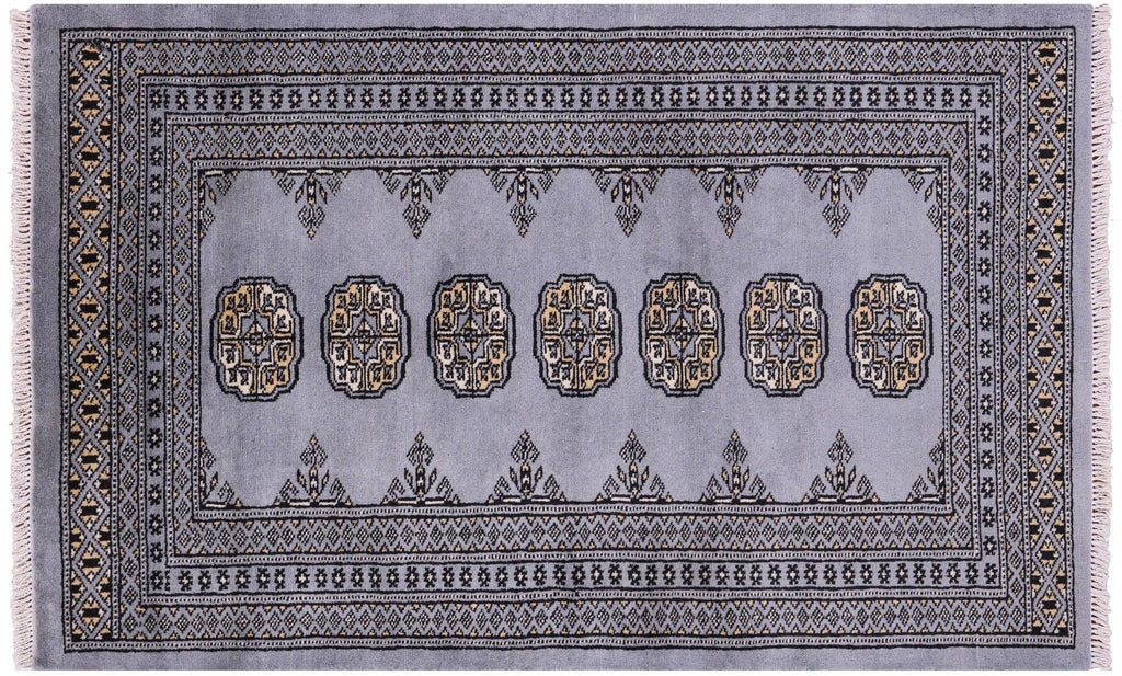 Silky Bokhara Hand Knotted Wool Rug - Manhattan Rugs