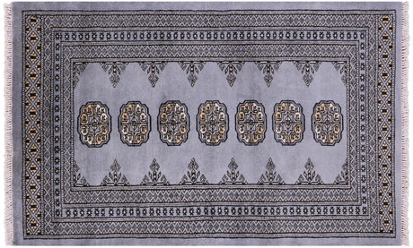 Silky Bokhara Hand Knotted Wool Rug - Manhattan Rugs