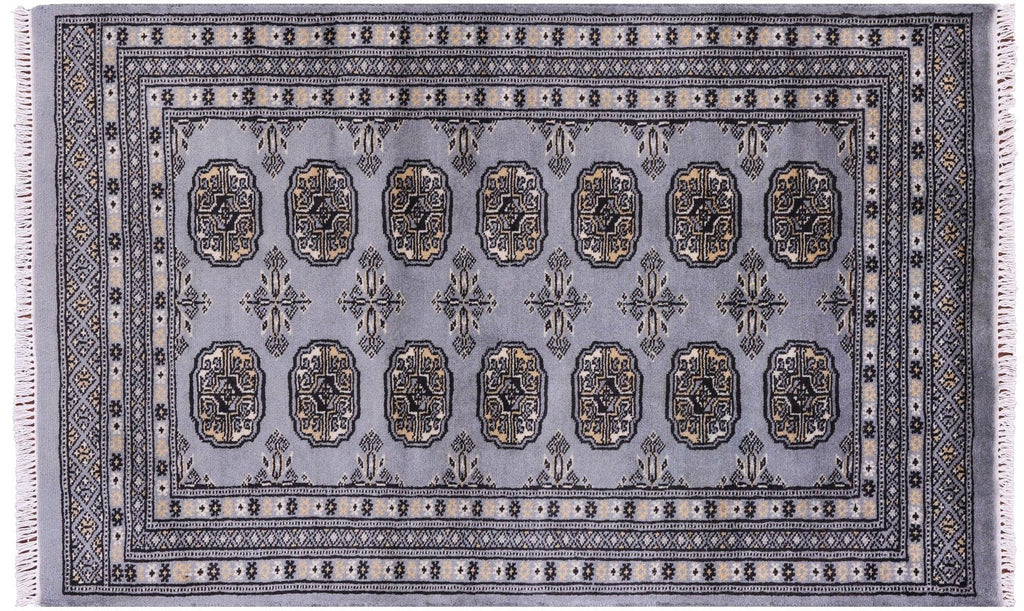 Hand Knotted Silky Bokhara Wool Rug - Manhattan Rugs