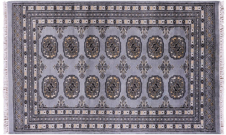 Hand Knotted Silky Bokhara Wool Rug - Manhattan Rugs
