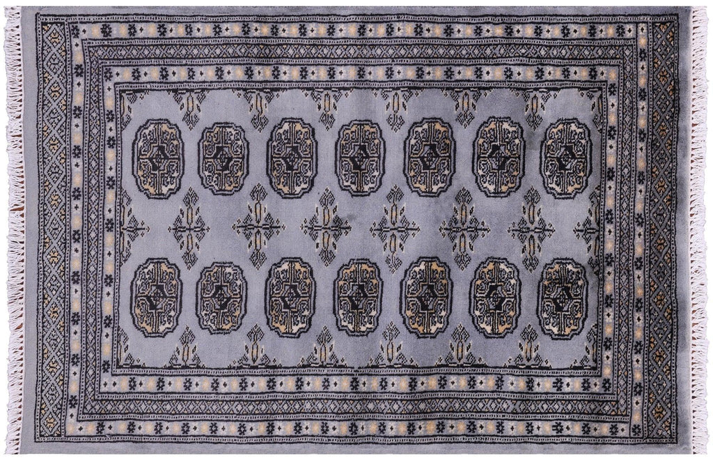 Silky Bokhara Hand Knotted Wool Rug - Manhattan Rugs