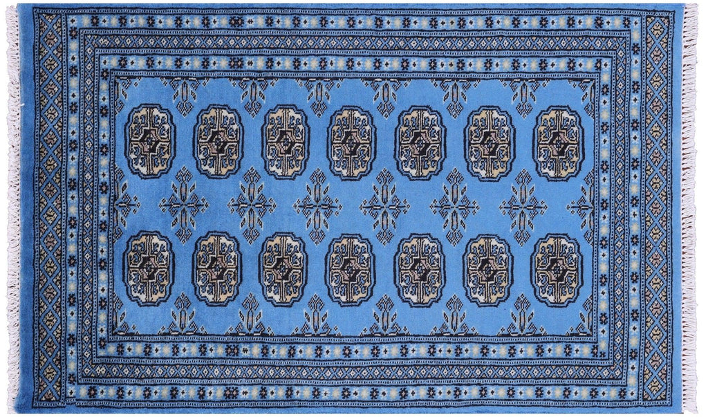 Silky Bokhara Hand Knotted Wool Rug - Manhattan Rugs