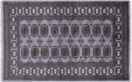 Hand-Knotted Silky Bokhara Rug - Manhattan Rugs