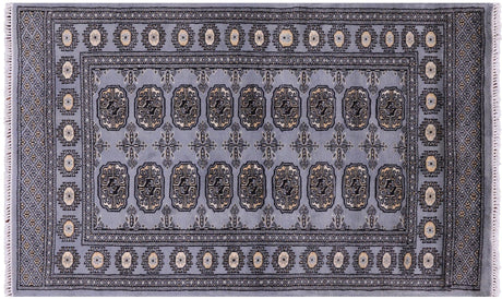 Hand-Knotted Silky Bokhara Wool Rug - Manhattan Rugs
