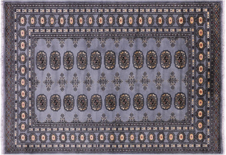 Silky Bokhara Hand-Knotted Wool Rug - Manhattan Rugs