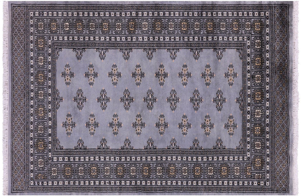 Hand-Knotted Silky Bokhara Wool Rug - Manhattan Rugs