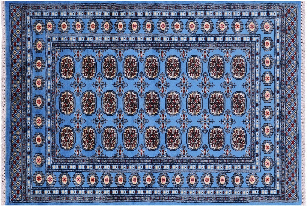 Hand Knotted Silky Bokhara Rug - Manhattan Rugs
