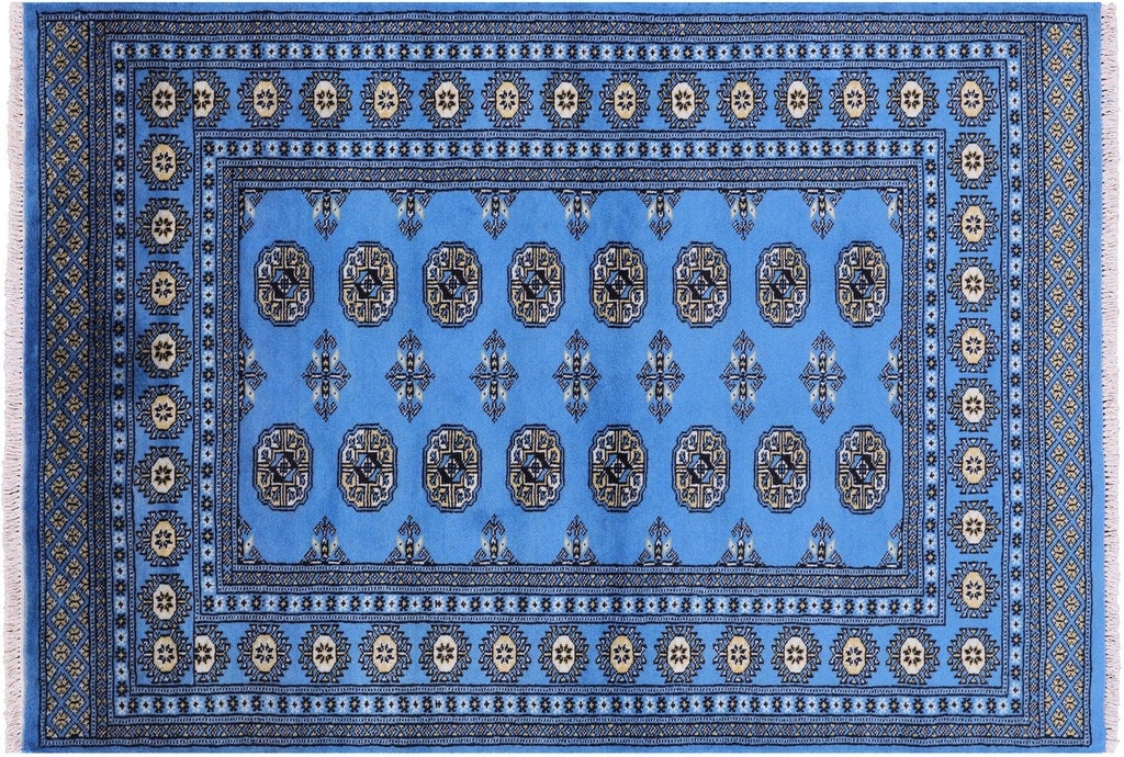 Hand Knotted Silky Bokhara Wool Rug - Manhattan Rugs