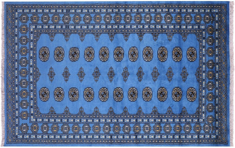 Hand-Knotted Silky Bokhara Wool Rug - Manhattan Rugs