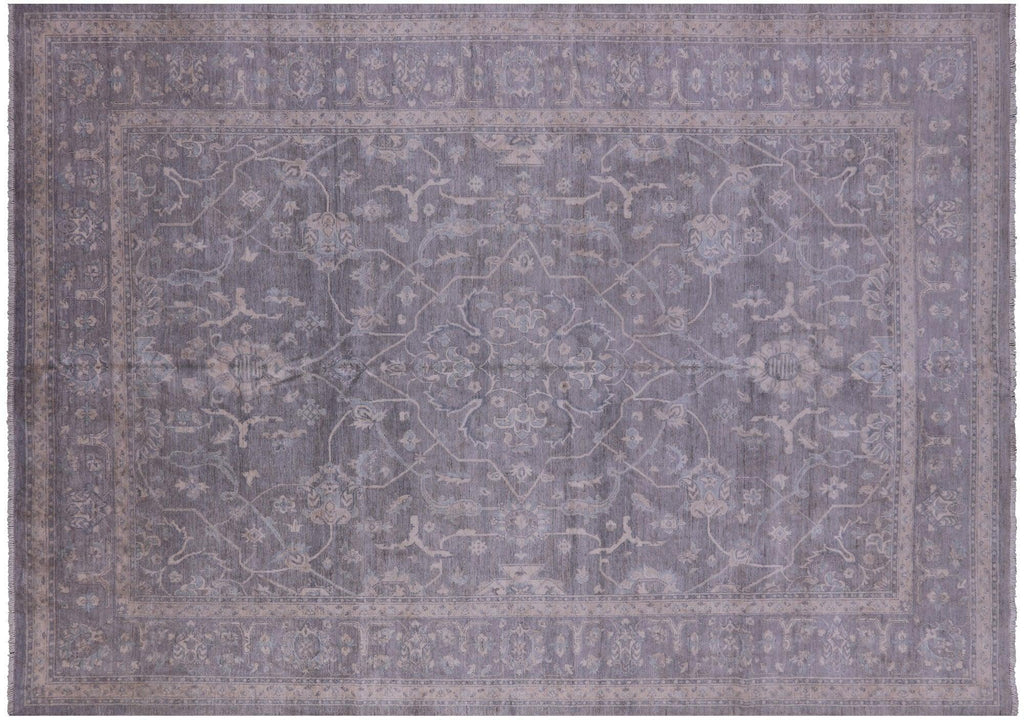 Turkish Oushak Washed Out Hand Knotted Rug - Manhattan Rugs