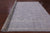 Grey 9' 10" X 13' 7" Turkish Oushak Washed Out Hand Knotted Rug - Q21978